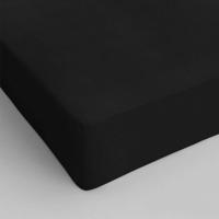 Dreamhouse Katoenen Hoeslaken Zwart 90 x 200 cm - thumbnail