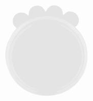 TRIXIE DEKSEL VOOR BLIK SILICONE TRANSPARANT 10,6 CM - thumbnail