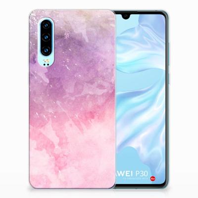 Smartphone hoesje Huawei P30 Pink Purple Paint