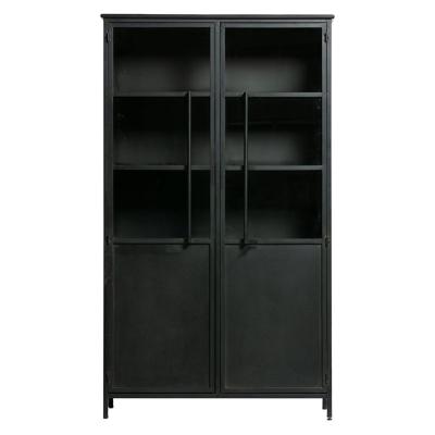 Woood Exhibit vitrinekast Zwart