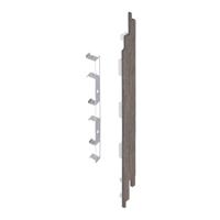 Keralit Eindkap rechts Taupe eiken (2885) (Sponningdeel 190) - thumbnail