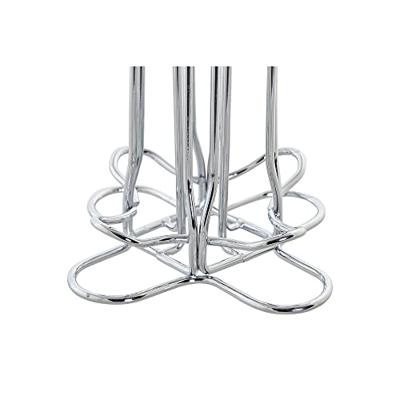 Koffiecapsule organizer DKD Home Decor Zilverkleurig Metaal Plastic 13 x 13 x 37 cm