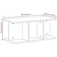 Salontafel Wasbruin 80 x 39.5 x 33.5 cm Massief grenenhout - thumbnail