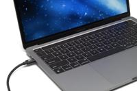 OWC 11,8-inch Thunderbolt 4 en USB-C-kabel met 40 GBPS gegevensoverdracht, 240 W opladen en 8K videomogelijkheid (zwart) - thumbnail