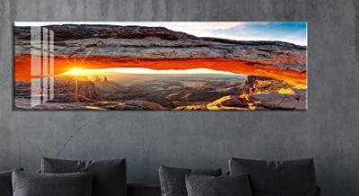 Acrylglas Schilderij - Rots zon - 90x60cm Acrylglas Schilderij - Rots zon - 90x60cm