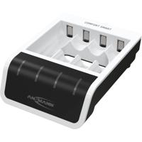 ANSMANN Caricabatterie per batterie da 1-4 batterie NiMH AA o AAA, caricatore automatico con tecnologia di ricarica Perfect-7, monitoraggio singolo e modalità repair - Comfort Smart - thumbnail