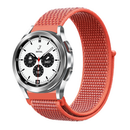 Sport Loop nylon bandje - Rood - Samsung Galaxy Watch 4 Classic - 42mm / 46mm Sport Loop nylon bandje - Rood - Samsung Galaxy Watch 4 Classic - 42mm / 46mm
