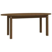 Salontafel 110x55x45 cm massief grenenhout honingbruin - thumbnail