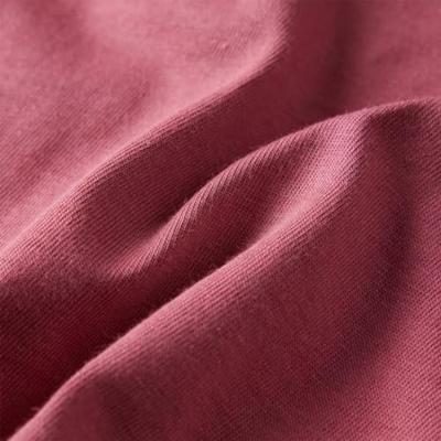 Kindershirt met lange mouwen dinosaurusprint 92 donkerrood