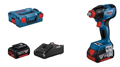 Bosch Blauw GDX 18V-210 C Professional | Accu-slag(moer)schroevendraaier | 2 x 5.0 Ah accu + snellader | In L-BOXX - 06019J0202 Bosch Blauw GDX 18V-210 C Professional | Accu-slag(moer)schroevendraaier | 2 x 5.0 Ah accu + snellader | In L-BOXX - 06019J0202