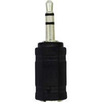 LogiLink CA1102 Adapter Jackplug Audio Adapter [1x Jackplug male 3,5 mm - 1x Jackplug female 2,5 mm] Zwart - thumbnail