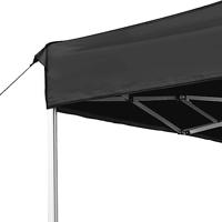 VidaXL Partytent professioneel inklapbaar 4,5x3 m aluminium antraciet - thumbnail