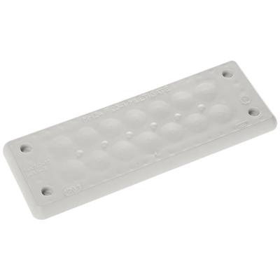 Trelleborg MH-24 F 20-1 LIGHT GREY UL94 V-0 IP65 TPE Screw TPE Grijs 1 stuk(s)