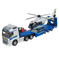 Majorette Volvo Truck + Airbus Police helikopter Kant-en-klaar model Hulpdienstvoertuig (model) - thumbnail