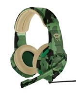Trust Gaming Headset met Microfoon voor PS4, PS5, PC, Xbox Series X, Nintendo Switch, Xbox One GXT 310C Radius - Verstelbare Microfoon en Hoofdband, 1m Kabel - Jungle Camo - thumbnail
