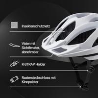 Ked Fietshelm spiri ii trend m (52-58 cm) - white matt - thumbnail