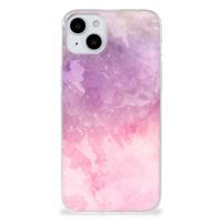 Smartphone hoesje iPhone 15 Pink Purple Paint - thumbnail