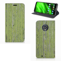 Motorola Moto G6 Book Wallet Case Green Wood - thumbnail
