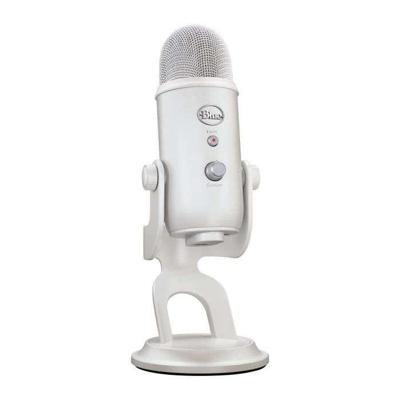 USB Microfoon - Blue Yeti Premium - voor opname, streaming, gaming, podcast op pc of Mac - White White Mist USB Microfoon - Blue Yeti Premium - voor opname, streaming, gaming, podcast op pc of Mac - White White Mist