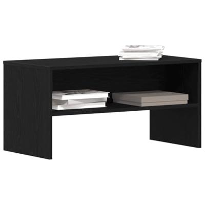 Tv-meubel 80x40x40 cm spaanplaat zwart eikenkleurig