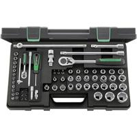 Stahlwille Dopsleutelset | 63-delig 1/4 + 1/2 inch | sleutelwijdtes 4-30 mm | aantal tanden 22/36 6-Kant | 1 stuk - 96013702 96013702 - thumbnail