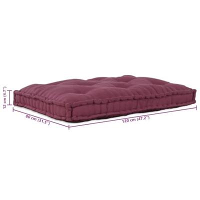 Pallet Sofa Kussen Bordeaux Stof - thumbnail