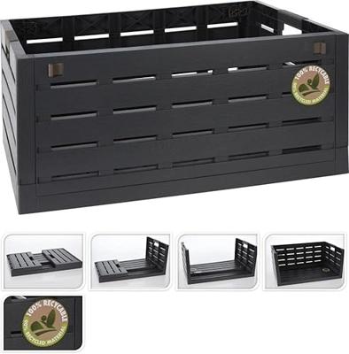 Vouwkrat 60 Liter 59x38x27,5 cm Antraciet