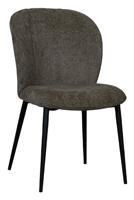LABEL51 Eetkamerstoel 'Vino' Elite stof, kleur Hunter - thumbnail