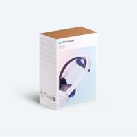 META Quest 3 Elite strap Polsband Zwart, Wit Stof/Weefsel, Kunststof, Silicone - thumbnail