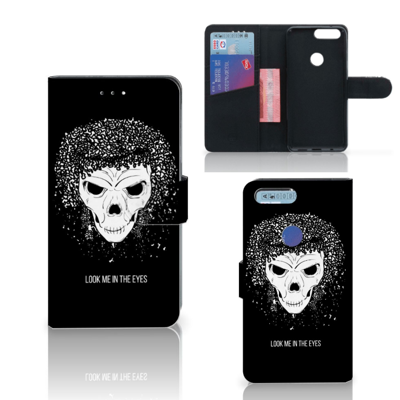 Telefoonhoesje met Naam OnePlus 5T Skull Hair Telefoonhoesje met Naam OnePlus 5T Skull Hair