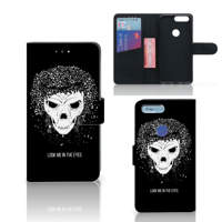 Telefoonhoesje met Naam OnePlus 5T Skull Hair - thumbnail