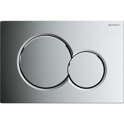 Geberit Sigma 01 bedieningspaneel glans chroom voor Sigma reservoirs 8cm (UP720) en 12cm (UP320)