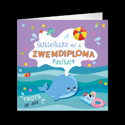 XL Greeting Cards Zwemdiploma