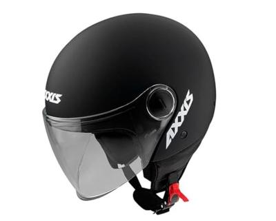 Axxis Helm square solid mat zwart xl