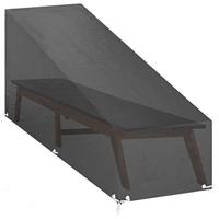 Ligbedhoes met 12 oogjes 205x75x40/70 cm polyetheen - thumbnail