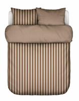 Marc O'Polo Classic stripe Toffee Brown Lits-jumeaux - thumbnail