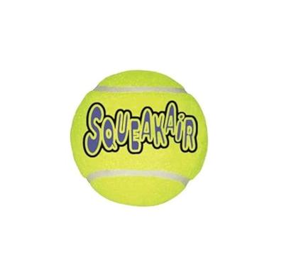 KONG SQUEAKAIR TENNISBAL GEEL MET PIEP XL 10X10X10 CM