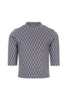 LOOXS 10sixteen Zomer top meisjes jaquard - Geomatric paars/grijs - thumbnail