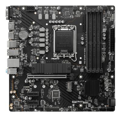 MSI PRO B760M-P DDR4 Moederbord Socket Intel LGA 1700 Vormfactor Micro-ATX Moederbord chipset Intel® B760