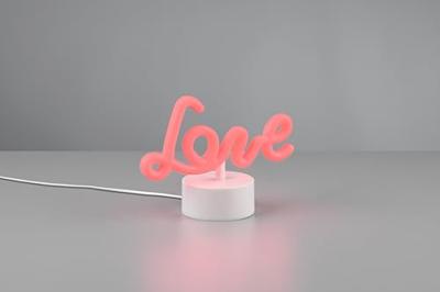 Trio Neon tafellampAmor roze - R55931101
