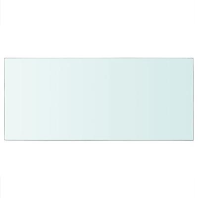 Wandschap transparant 50x25 cm glas