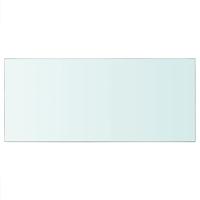 Wandschap transparant 50x25 cm glas - thumbnail