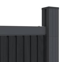 Schuttingpaneel 173x186 cm HKC grijs - thumbnail