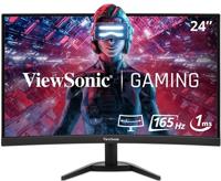 Viewsonic VX2418C Gaming monitor Energielabel F (A - G) 59.9 cm (23.6 inch) 1920 x 1080 Pixel 16:9 1 ms HDMI, DisplayPort VA LED - thumbnail