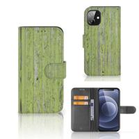 Apple iPhone 12 Mini | Book Style Case | Green Wood - thumbnail