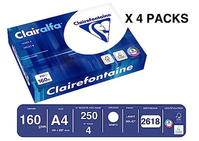 Doos A4 papier 160 gram Clairefontaine Clairalfa