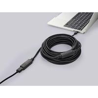 Renkforce USB-kabel USB 3.2 Gen1 (USB 3.0 / USB 3.1 Gen1) USB-C stekker, USB-A bus 5.00 m Zwart Actief met signaalversterking, Met OTG-functie RF-5231962 - thumbnail