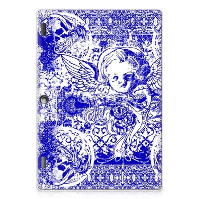 Tablet BackCover Lenovo Tab 10 | Tab 2 A10-30 Angel Skull Blauw Tablet BackCover Lenovo Tab 10 | Tab 2 A10-30 Angel Skull Blauw