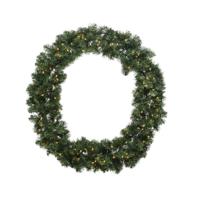 Kerstkrans Imperial krans bo D50 cm 40 LED groen/wit Everlands - Everlands - thumbnail