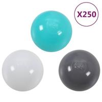 VidaXL Kinderspeeltent met 250 ballen 120x120x90 cm blauw - thumbnail